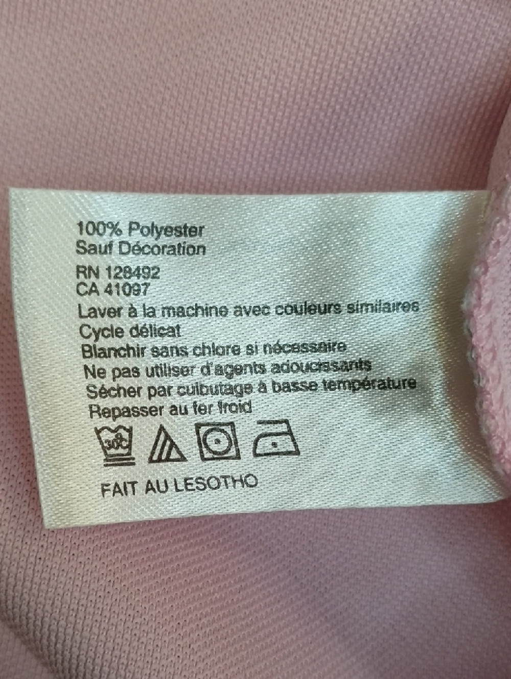 Greg Norman Light Pink Polo Shirt Short Sleeve Size Large - Picture 7 of 11